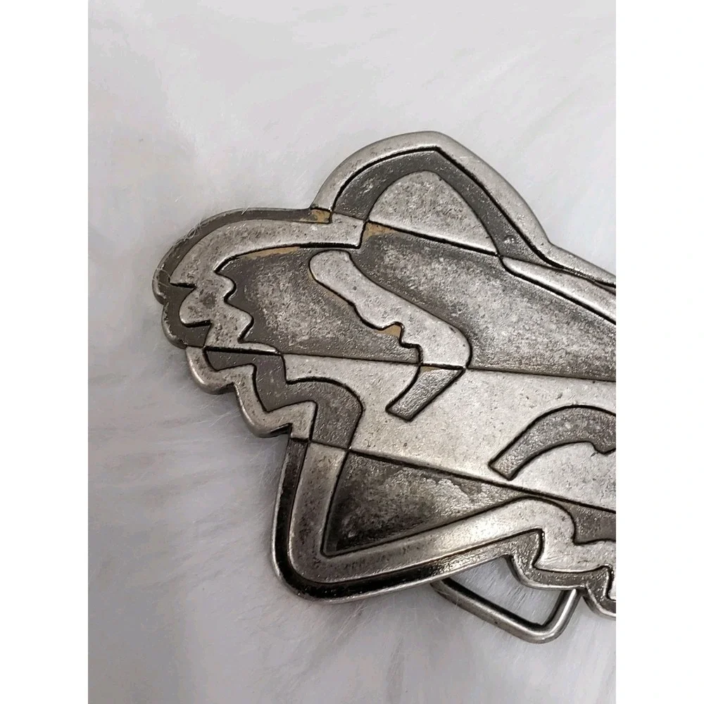 Fox Racing Logo Metal Belt Buckle Motocross Racing Emblem